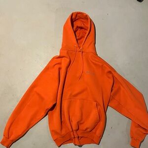 Champion Men's Vibrant Orange Hoodie